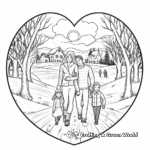 Heart-warming Family Winter Solstice Celebration Coloring Pages 2