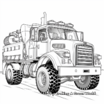 Heavy Rescue Fire Truck Coloring Pages 2