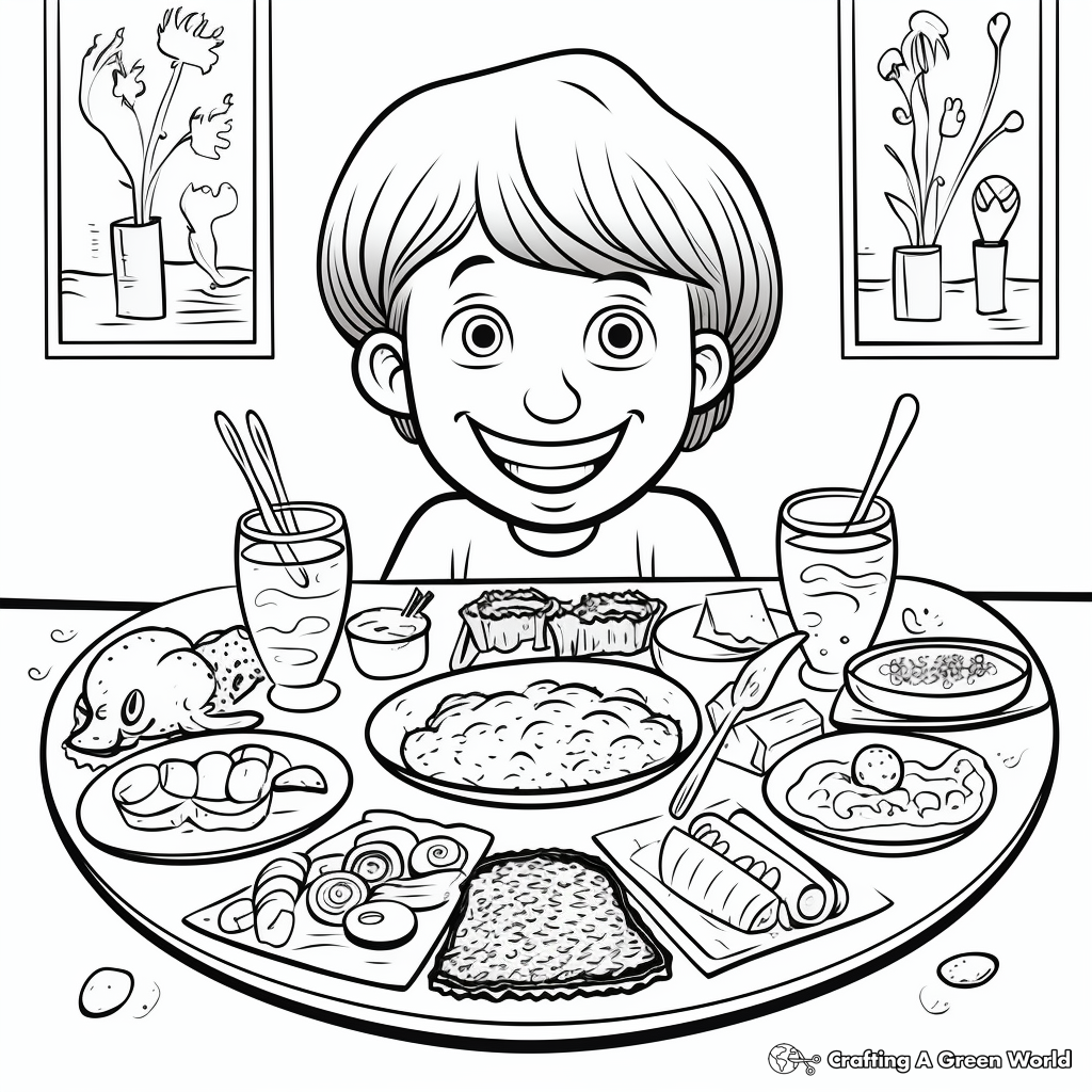 Hebrew Passover Phrases Coloring Pages 4