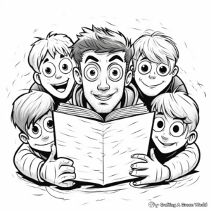 Helping Kids Identify Safe Adults Coloring Pages 2