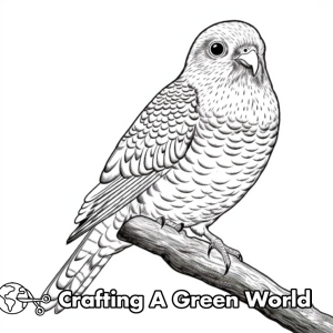 Budgie Coloring Pages - Free &amp; Printable!