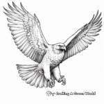 High-detail Wedge-tailed Eagle Coloring Pages for Advanced Colorers 2