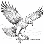 High-detail Wedge-tailed Eagle Coloring Pages for Advanced Colorers 4