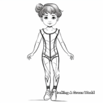 High-Fashion Runway Leotard Coloring Pages 4