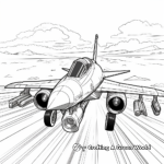 High Speed F18 Coloring Pages for Kids 3