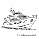 High-tech Sport Fishing Boat Coloring Pages 4