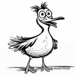 Hilarious Road Runner Bird Coloring Pages 1