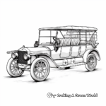 Historic Ford Model T Coloring Pages 4