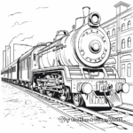 Historic Train Coloring Pages: The Orient Express 1