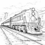Historic Train Coloring Pages: The Orient Express 2
