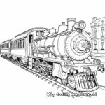 Historic Train Coloring Pages: The Orient Express 3