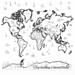 Historical Ancient World Map Coloring Pages 4