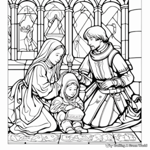 Historical Medieval Art Inspired Coloring Pages 2