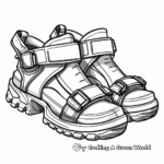 Historical Roman Sandal Coloring Pages 4