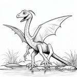 Historically Accurate Dimorphodon Coloring Pages 2