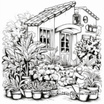 Hola Spanish Garden Coloring Pages 3