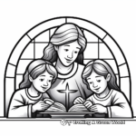 Holy Trinity Baptism Coloring Pages 3