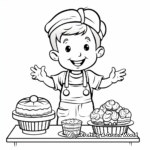 Homemade Baked Goods Coloring Pages 1