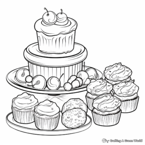 Homemade Baked Goods Coloring Pages 3