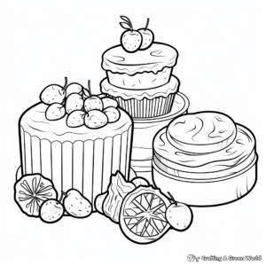 Homemade Baked Goods Coloring Pages 4