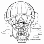 Hot-Air Balloon Adventure Coloring Pages for Kids 3
