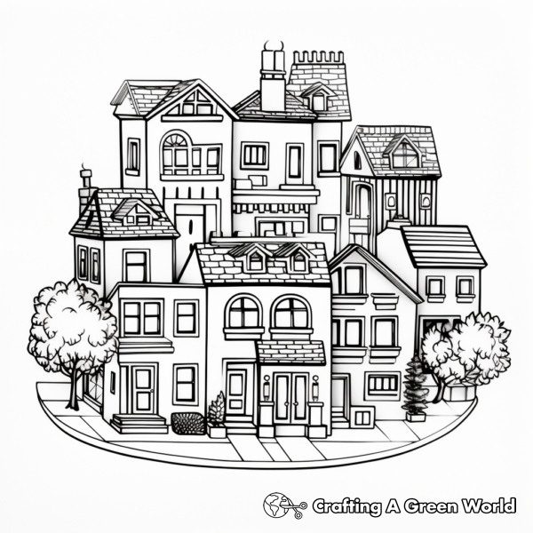 House Coloring Pages - Free & Printable!