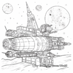 Hubble's Expansion of the Universe Galaxy Coloring Pages 4