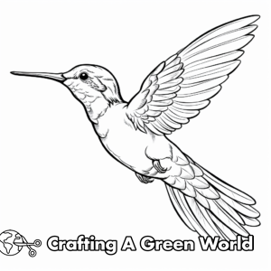 Realistic Hummingbird Coloring Pages - Free & Printable!