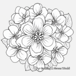 Hydrangea Mandala Coloring Pages: Spring in Full Bloom 4