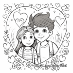 I Love You Mom and Dad Coloring Pages 1
