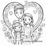 I Love You Mom and Dad Coloring Pages 4