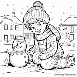 Icy Blue Christmas lights Coloring Pages 4