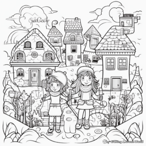 Imaginative Fairy-Tale Coloring Pages 2