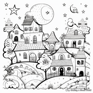 Imaginative Fairy-Tale Coloring Pages 3