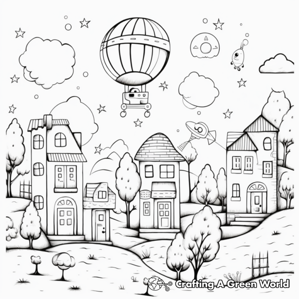 Kindergarten Coloring Pages - Free &amp; Printable!