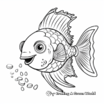 Imaginative Green Sunfish Coloring Pages 4