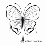 Imaginativas Páginas para Colorear Mitad Mariposa, Mitad Violeta 3