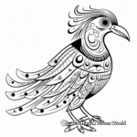 Imaginative Mythical Raven Coloring Pages 1
