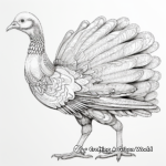 In-depth Turkey Anatomy Coloring Pages 4