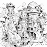 Incredible Fantasy World Coloring Pages 3