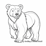 Incredible Grizzly Bear Coloring Pages 3