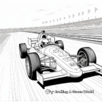 Indianapolis 500 Race Car Coloring Pages for Enthusiasts 2