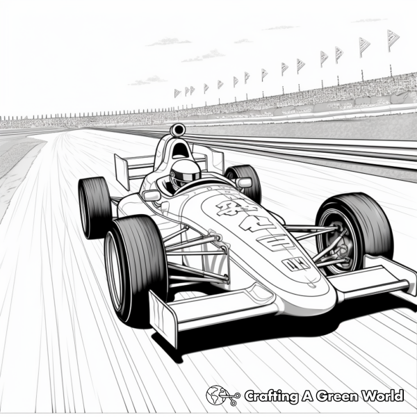 Race Car Coloring Pages - Free & Printable!