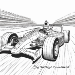 Indianapolis 500 Race Car Coloring Pages for Enthusiasts 3
