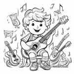 Indie Music Concert Coloring Pages 4
