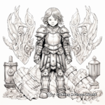 Individual Pieces of God's Armor Coloring Pages 2