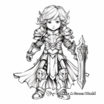 Individual Pieces of God's Armor Coloring Pages 3
