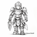 Individual Pieces of God's Armor Coloring Pages 4