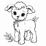 Innocent Lamb Coloring Pages 4