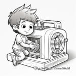 Innovative 3D Printer Coloring Pages 3